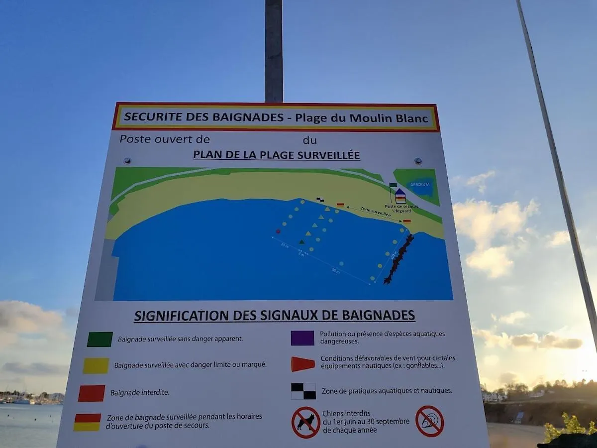 Villa Vue Mer, Plage A 30 Metres Le Relecq-Kerhuon 0*,  Francia